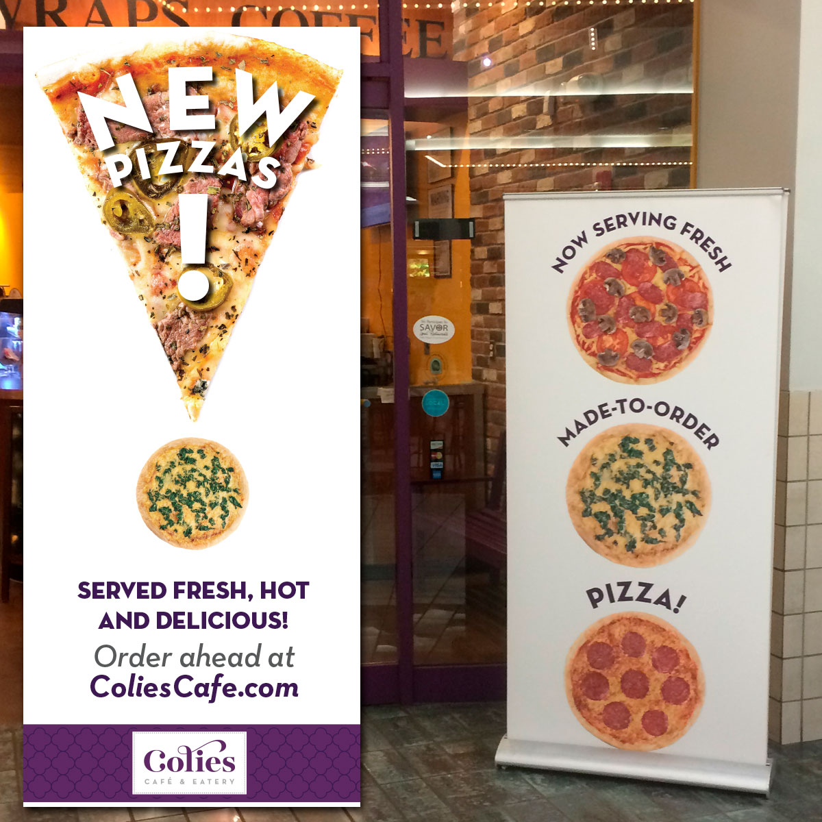 COlie's Café Banners