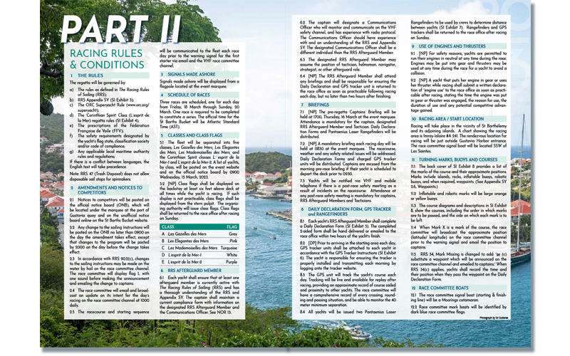 2023 St Barths Sailing Instructions pages 4-5.